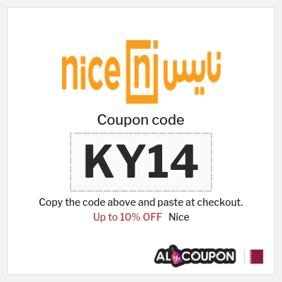 Coupon discount code for Nice Up to 10% Discounts & Coupons