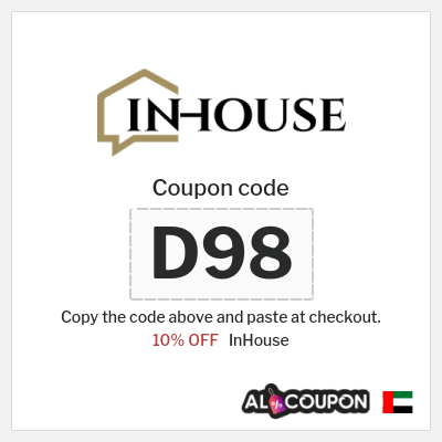 Coupon discount code for InHouse 15% OFF