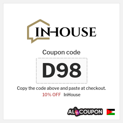 Coupon discount code for InHouse 15% OFF