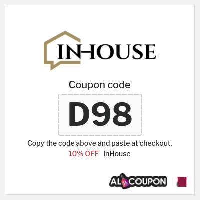 Coupon discount code for InHouse 15% OFF
