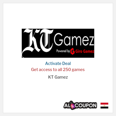 Coupon discount code for KT Gamez Get 250 games