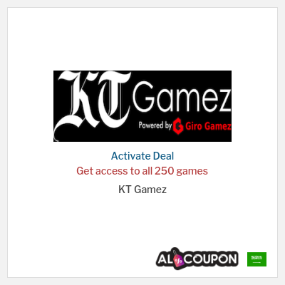 Coupon discount code for KT Gamez Get 250 games