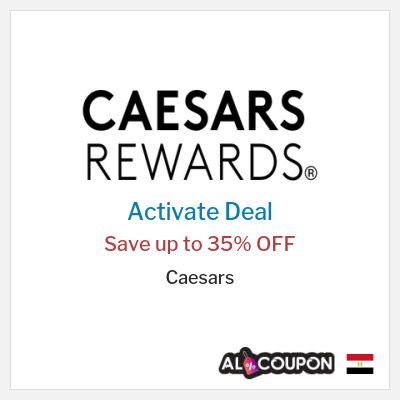 Coupon discount code for Caesars Save up to 35% OFF