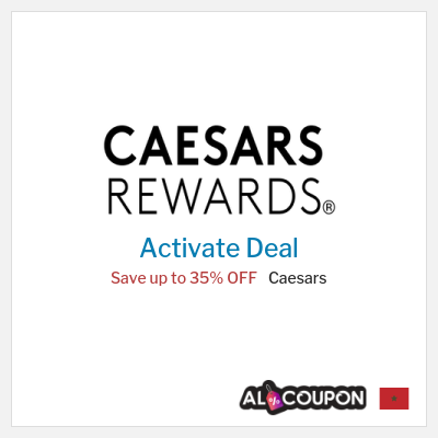 Coupon discount code for Caesars Save up to 35% OFF
