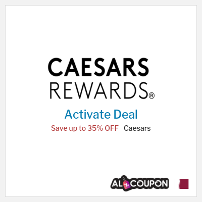 Coupon discount code for Caesars Save up to 35% OFF