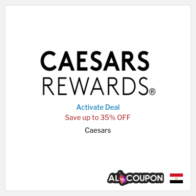 Coupon discount code for Caesars Save up to 35% OFF