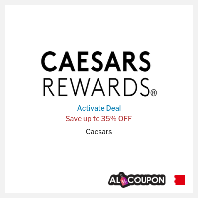 Coupon discount code for Caesars Save up to 35% OFF