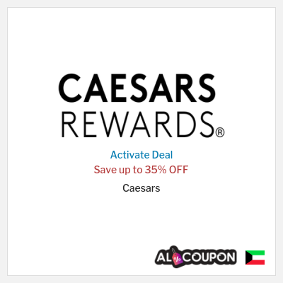 Coupon discount code for Caesars Save up to 35% OFF