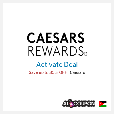 Special Deal for Caesars Save up to 35% OFF