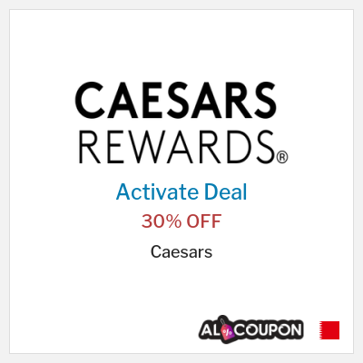 Special Deal for Caesars 30% OFF
