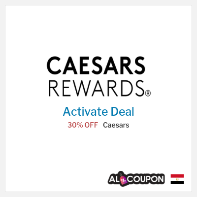 Special Deal for Caesars 30% OFF