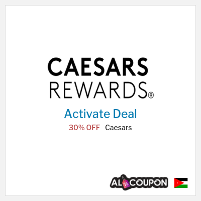 Special Deal for Caesars 30% OFF