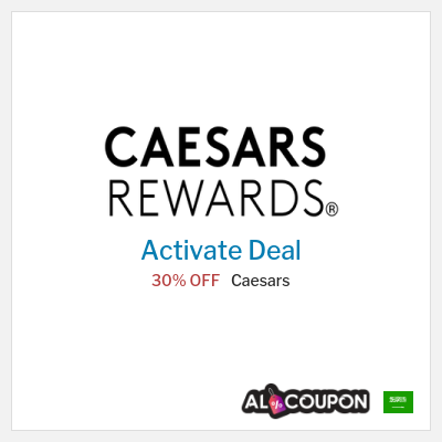 Special Deal for Caesars 30% OFF