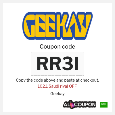 Coupon discount code for Geekay 51.1 Saudi riyal OFF