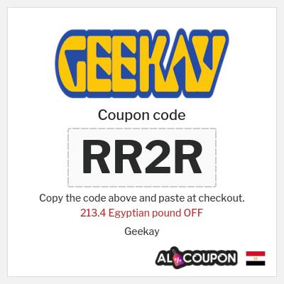 Coupon for Geekay (RR2R) 213.4 Egyptian pound OFF