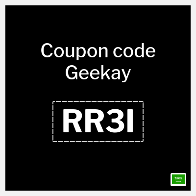 Coupon for Geekay (RR3I) 102.1 Saudi riyal OFF