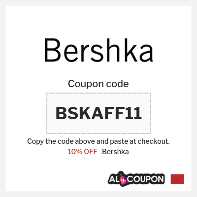 Coupon discount code for Bershka 5% OFF