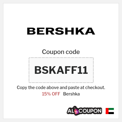 Coupon discount code for Bershka 5% OFF