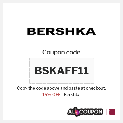 Coupon discount code for Bershka 5% OFF