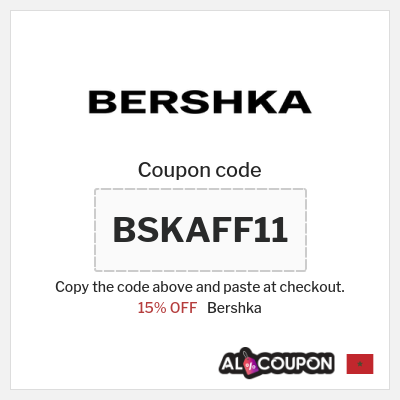 Coupon discount code for Bershka 5% OFF