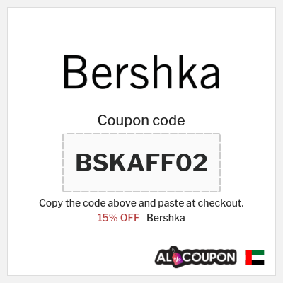 Coupon discount code for Bershka 10% OFF
