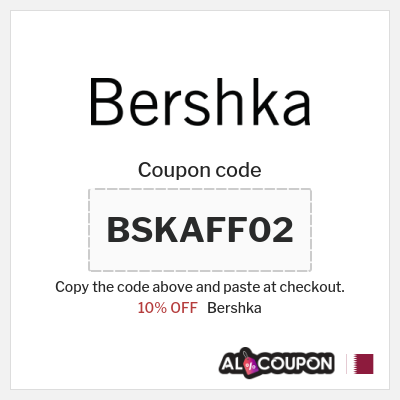 Coupon discount code for Bershka 5% OFF