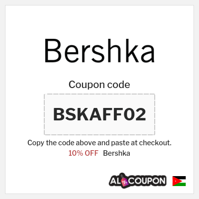 Coupon discount code for Bershka 5% OFF