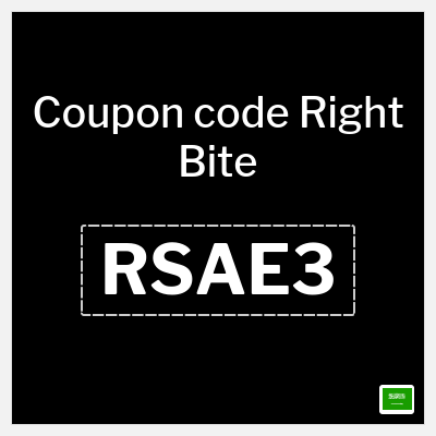 Coupon discount code for Right Bite 20% OFF