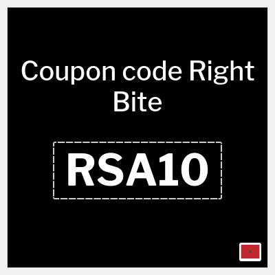 Coupon discount code for Right Bite Verified 20% Promo Codes