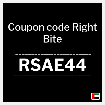 Coupon for Right Bite (RSAE44) Exclusive discounts + Extra coupon