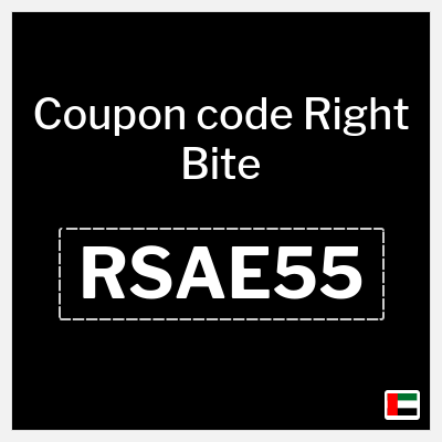 Coupon for Right Bite (RSAE55) Extra 20% OFF