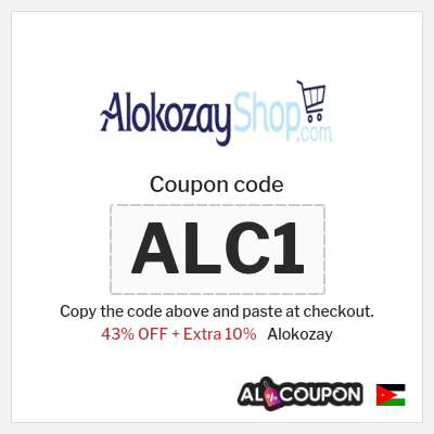 Coupon discount code for Alokozay 10% OFF