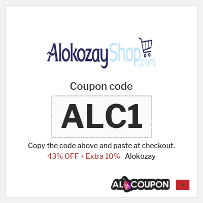 Coupon discount code for Alokozay 10% OFF