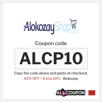 Coupon discount code for Alokozay 10% OFF