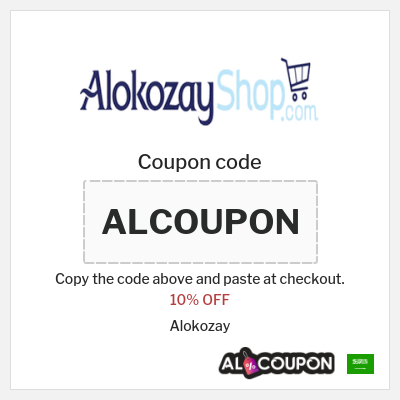 Coupon for Alokozay (ALCOUPON) 10% OFF