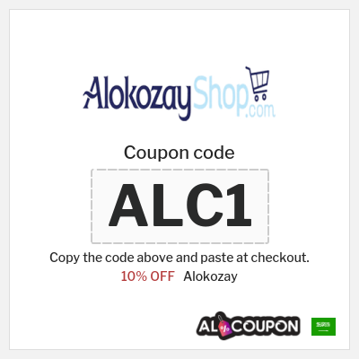 Coupon for Alokozay (ALC1) 10% OFF