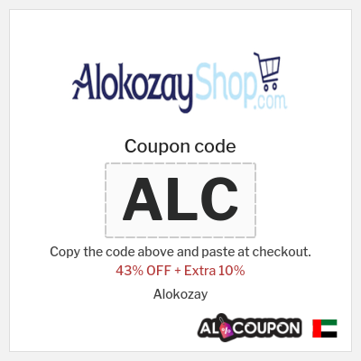 Coupon for Alokozay (ALC) 43% OFF + Extra 10% 
