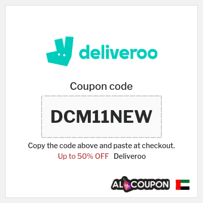 Deliveroo Coupon (DCM11NEW) Deliveroo Voucher Code 2026