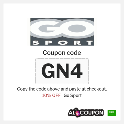 Coupon for Go Sport (GN4) 10% OFF