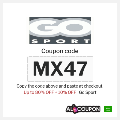 Go Sport Coupon (MX48) Go Sport Promo Code KSA