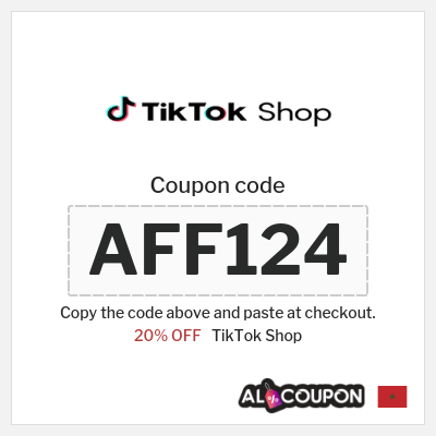 Coupon discount code for TikTok Shop 45% OFF