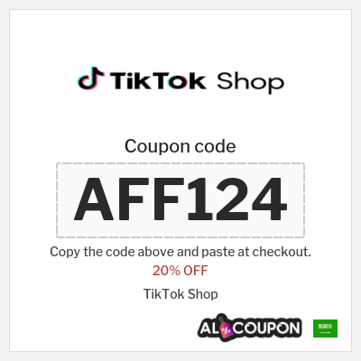 Coupon for TikTok Shop (AFF124) 20% OFF
