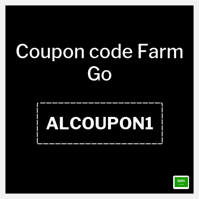Coupon for Farm Go (ALCOUPON1) 10% OFF Cashback