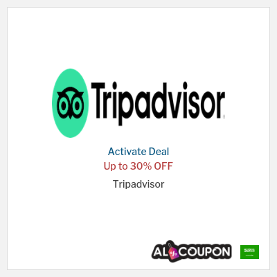 Special Deal for Tripadvisor Up to 30% OFF