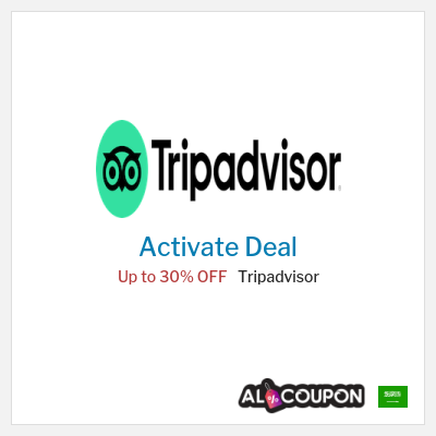Special Deal for Tripadvisor Up to 30% OFF
