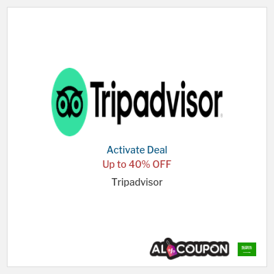 Special Deal for Tripadvisor Up to 40% OFF