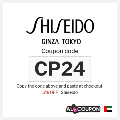 Coupon for Shiseido (CP24) 5% OFF