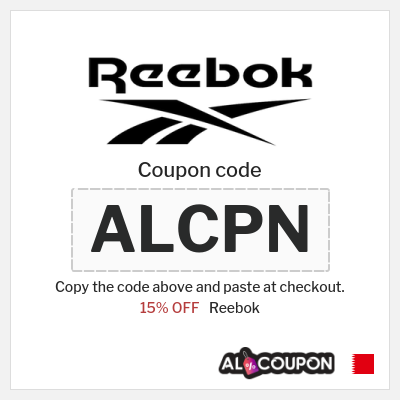 Coupon discount code for Reebok 15% OFF