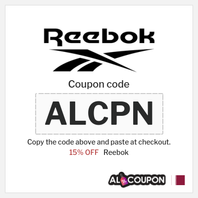 Coupon discount code for Reebok 15% OFF