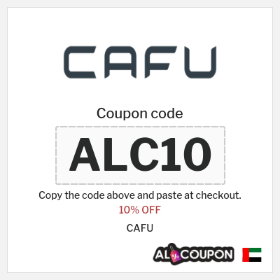 Coupon discount code for CAFU 20 Dirham discount